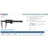 H & H Industrial Products Dasqua 0-1500mm/0-60" 150mm Jaw Heavy Duty Digital Caliper W/Fine Adj 2220-3575